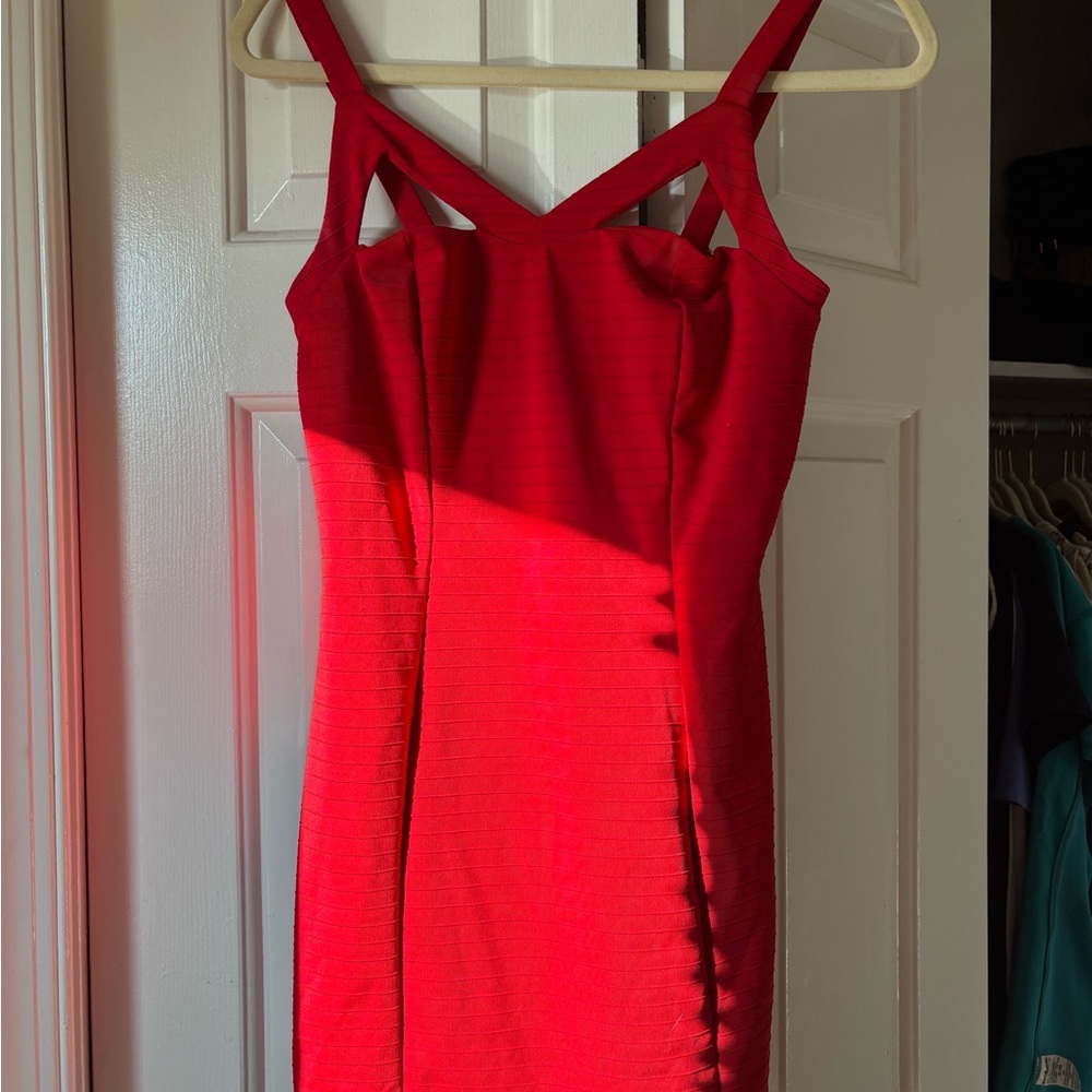 Charlotte Russe Red Sheath Cocktail Dress